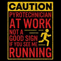 Pyrotechnician Funny Humorous Pyro Technician Sustainable Bucket Hat