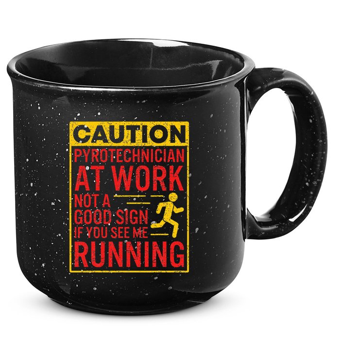 Pyrotechnician Funny Humorous Pyro Technician 15oz Campfire Ceramic Mug