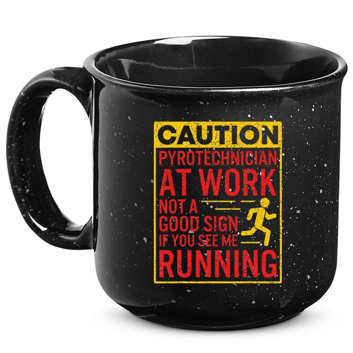 Pyrotechnician Funny Humorous Pyro Technician 15oz Campfire Ceramic Mug