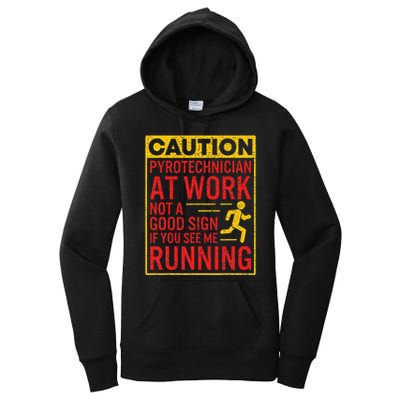 Pyrotechnician Funny Humorous Pyro Technician Women's Pullover Hoodie