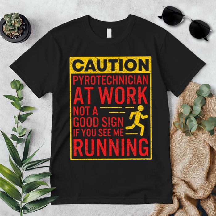 Pyrotechnician Funny Humorous Pyro Technician Premium T-Shirt