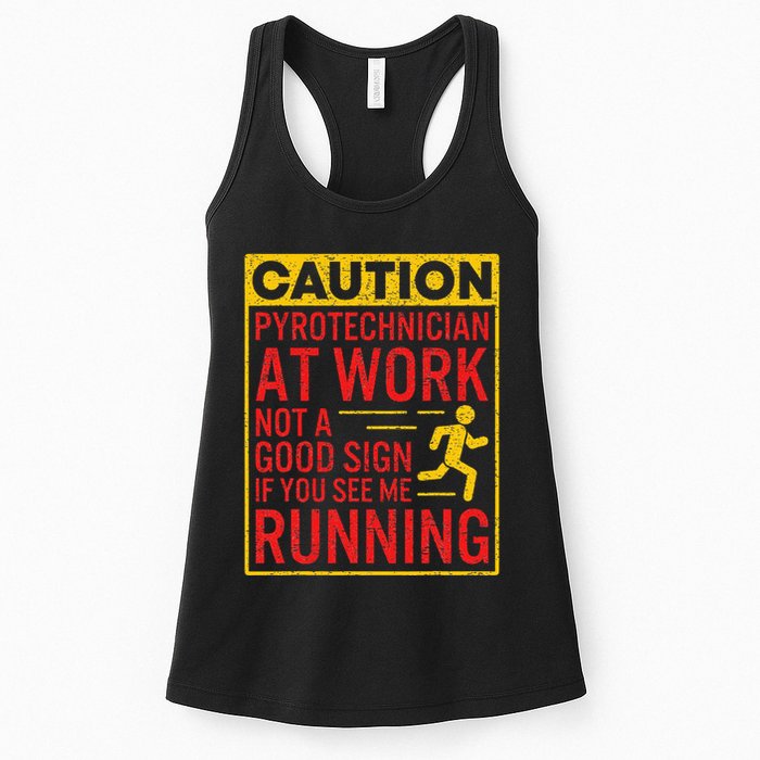 Pyrotechnician Funny Humorous Pyro Technician Womens Tank Top