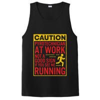 Pyrotechnician Funny Humorous Pyro Technician PosiCharge Competitor Tank