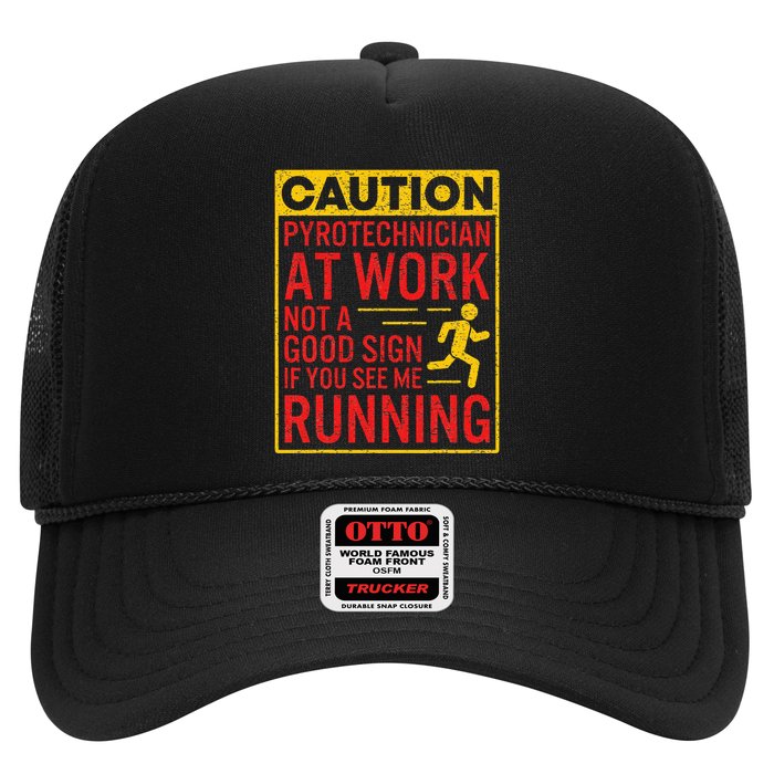 Pyrotechnician Funny Humorous Pyro Technician Trucker Hat