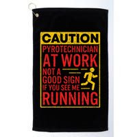 Pyrotechnician Funny Humorous Pyro Technician Golf Towel