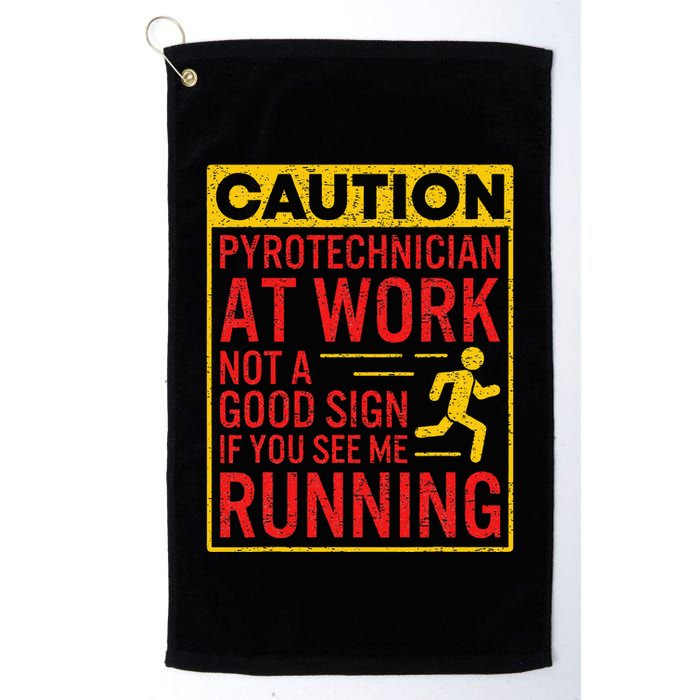 Pyrotechnician Funny Humorous Pyro Technician Golf Towel