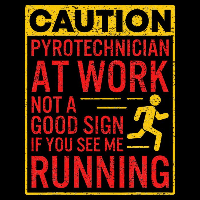 Pyrotechnician Funny Humorous Pyro Technician Cropped Pullover Crew