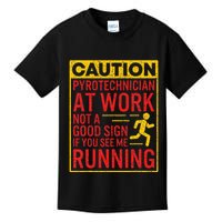 Pyrotechnician Funny Humorous Pyro Technician Kids T-Shirt