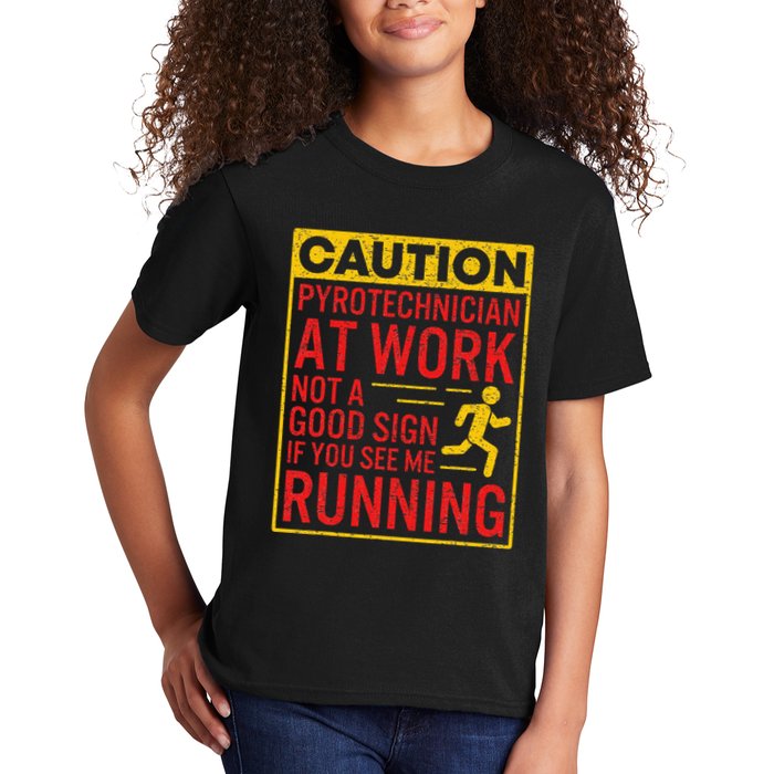 Pyrotechnician Funny Humorous Pyro Technician Kids T-Shirt