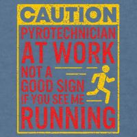 Pyrotechnician Funny Humorous Pyro Technician Garment-Dyed Sweatshirt
