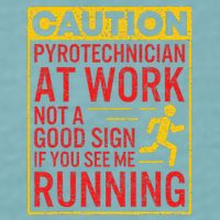 Pyrotechnician Funny Humorous Pyro Technician Sueded Cloud Jersey T-Shirt