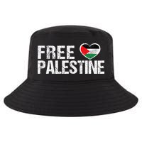 Palestine Flag heart Free Palestine Cool Comfort Performance Bucket Hat