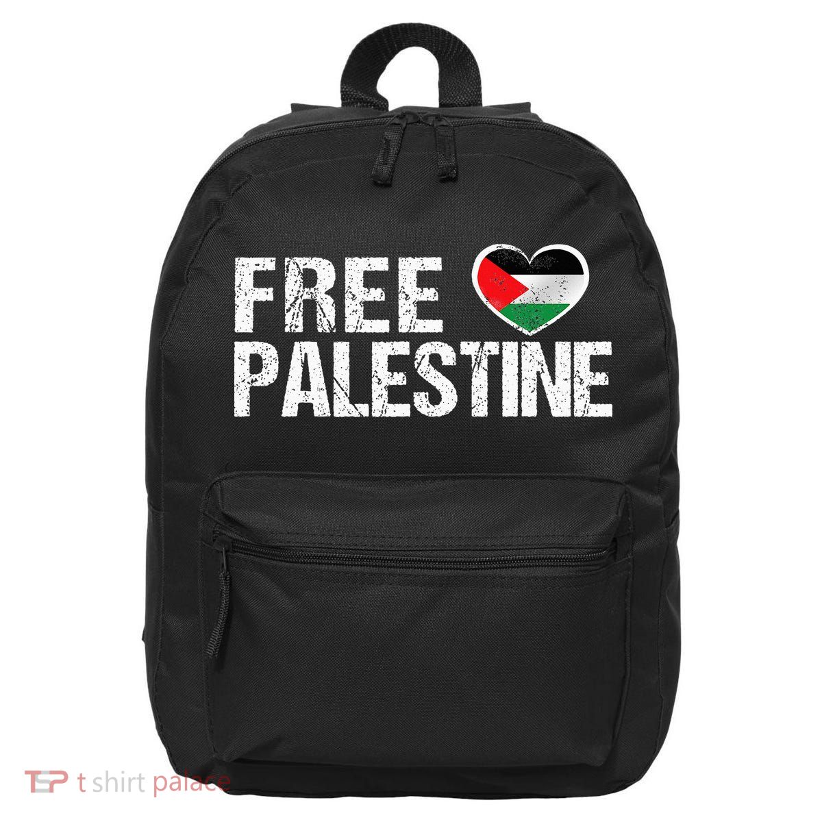 Palestine Flag heart Free Palestine 16 in Basic Backpack