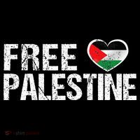 Palestine Flag heart Free Palestine 16 in Basic Backpack