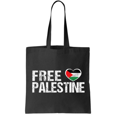 Palestine Flag heart Free Palestine Bag