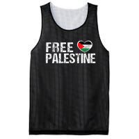 Palestine Flag heart Free Palestine Mesh Reversible Basketball Jersey Tank