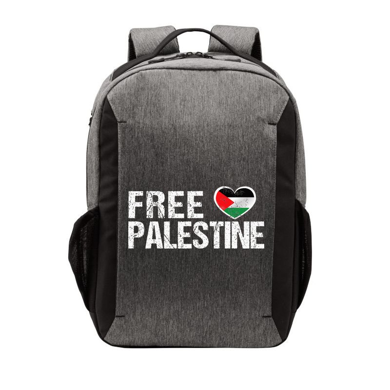 Palestine Flag heart Free Palestine Vector Backpack