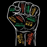 Power Fist Hand Inspiring Black Leaders Black History Impact Tech Backpack