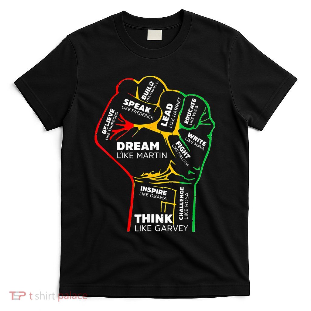 Power Fist Hand Black History Month T-Shirt