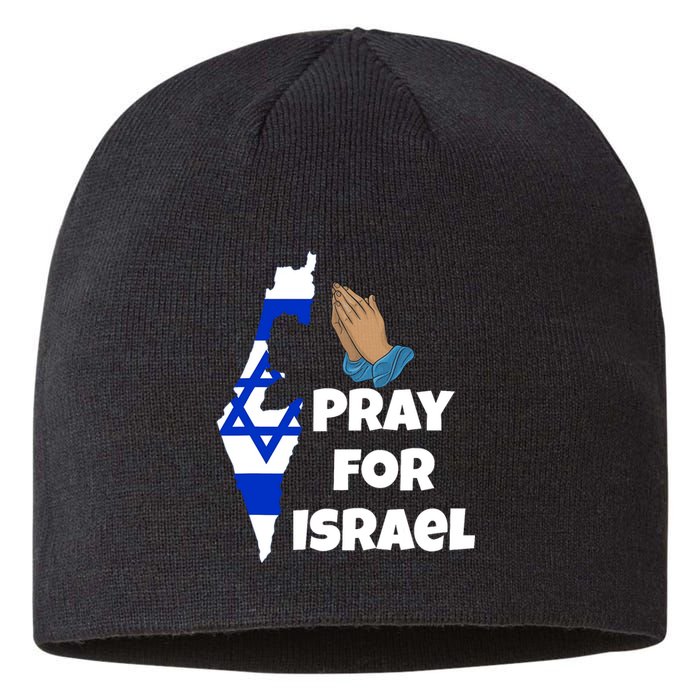 Pray For Israel I Stand With Israel Israel War Sustainable Beanie