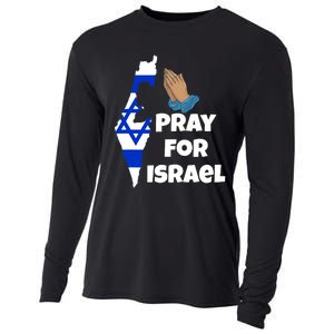 Pray For Israel I Stand With Israel Israel War Cooling Performance Long Sleeve Crew