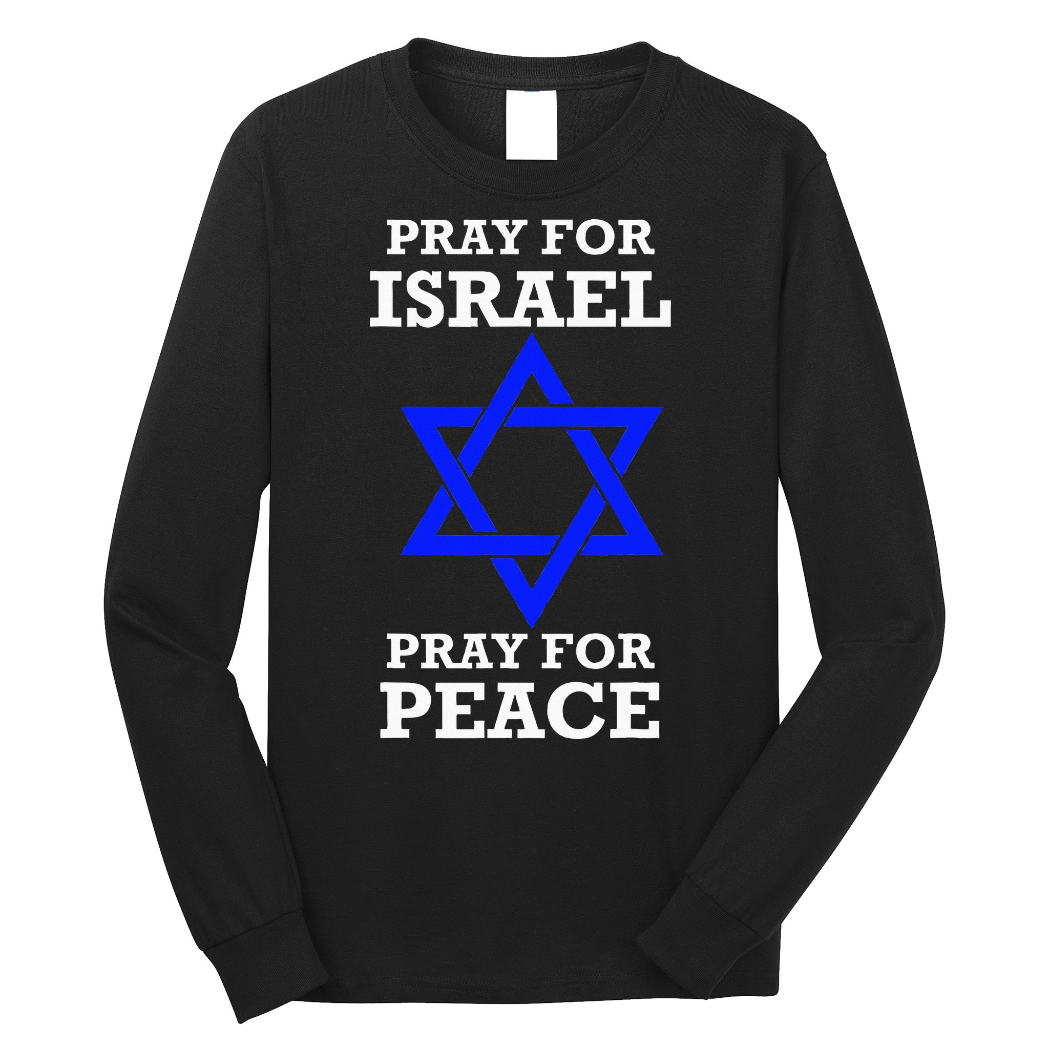 Pray For Israel Peace vintage isreal pride Long Sleeve Shirt