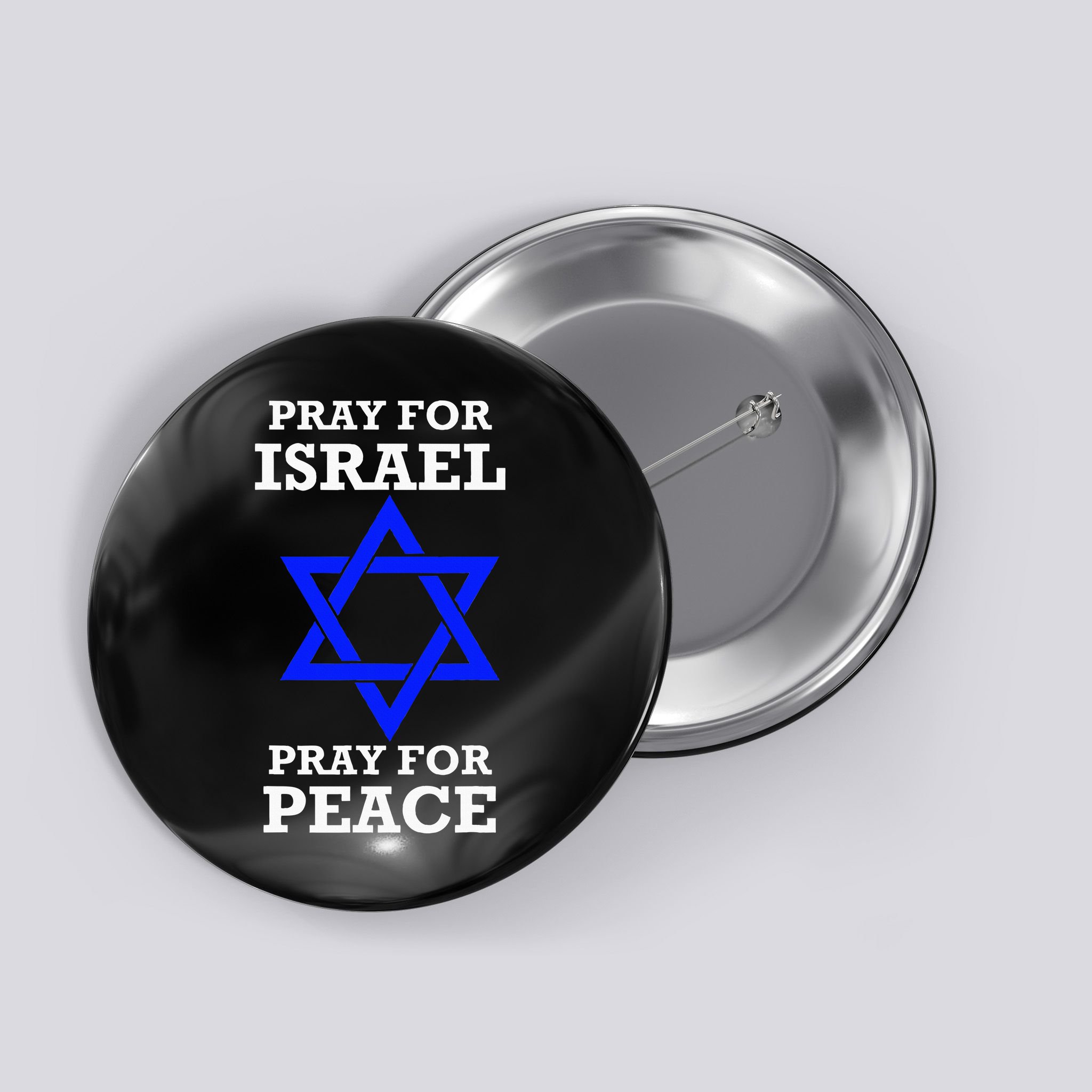 Pray For Israel Peace vintage isreal pride Button