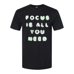 Photographer Focus Is All You Need Camera Lovers Gifts Softstyle CVC T-Shirt