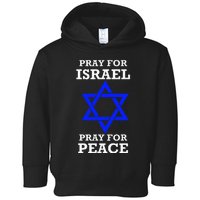 Pray For Israel Peace Toddler Hoodie