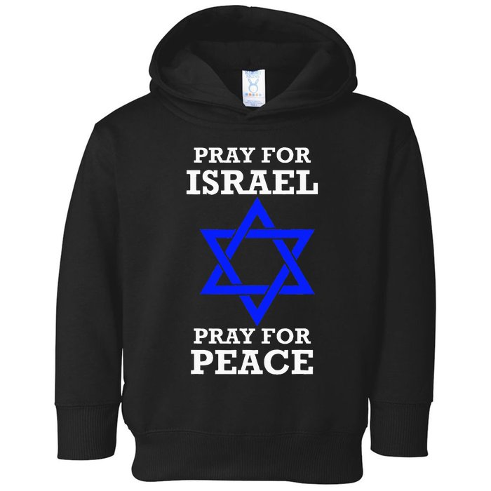 Pray For Israel Peace Toddler Hoodie