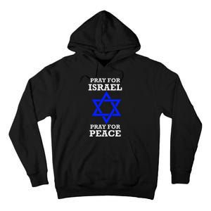 Pray For Israel Peace Tall Hoodie