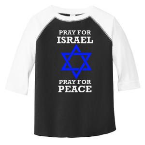 Pray For Israel Peace Toddler Fine Jersey T-Shirt