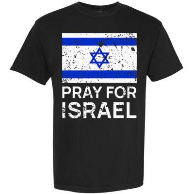 Pray for Israel 2021 Praying for Israeli Flag Garment-Dyed Heavyweight T-Shirt