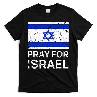 Pray for Israel 2021 Praying for Israeli Flag T-Shirt