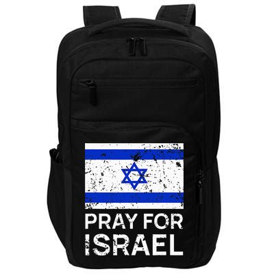Pray for Israel 2021 Praying for Israeli Flag Impact Tech Backpack