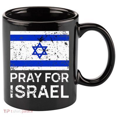 Pray for Israel 2021 Praying for Israeli Flag 11oz C Handle Ceramic Mug