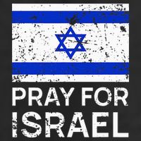 Pray for Israel 2021 Praying for Israeli Flag Beanie