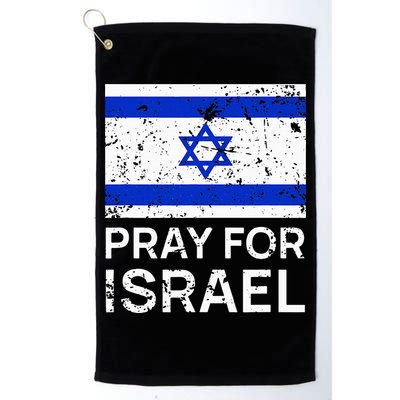 Pray for Israel 2021 Praying for Israeli Flag Golf Towel