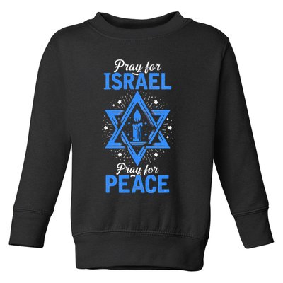 Pray For Israel Jerusalem World Peace Toddler Sweatshirt