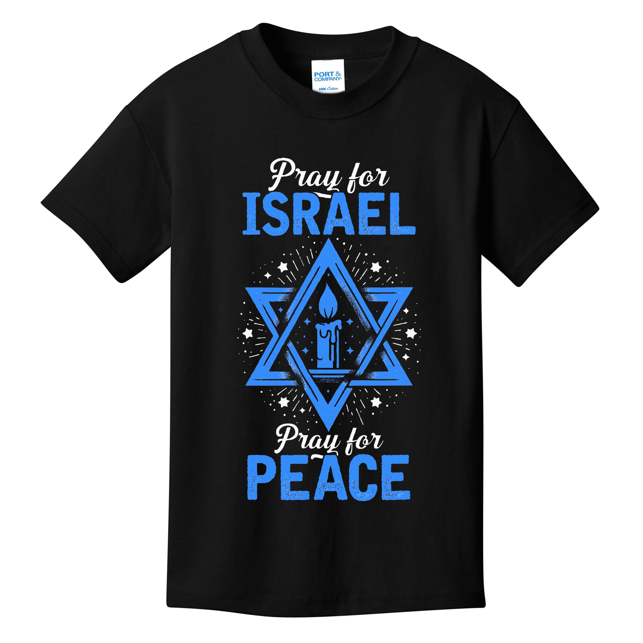 Pray For Israel Jerusalem World Peace Kids T-Shirt