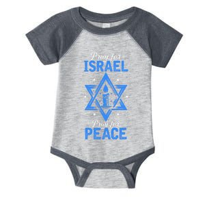 Pray For Israel Jerusalem World Peace Infant Baby Jersey Bodysuit