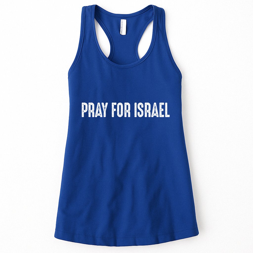 Pray For Israel Womens Tank Top