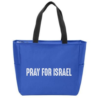 Pray For Israel Zip Tote Bag