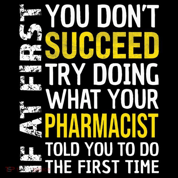 Pharmacist Funny If at First you don't Succeed Appreciation Poster