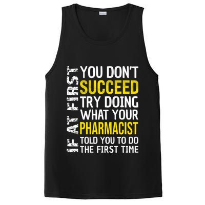 Pharmacist Funny If at First you don't Succeed Appreciation PosiCharge Competitor Tank