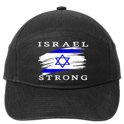 Pray For Israel Israel Strong 7-Panel Snapback Hat