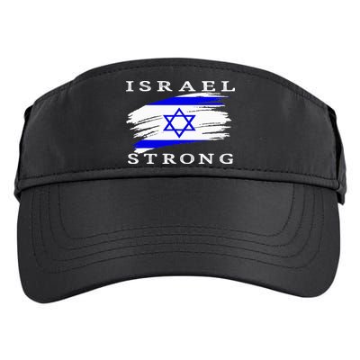 Pray For Israel Israel Strong Adult Drive Performance Visor