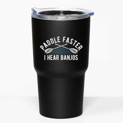 Paddle Faster I Hear Banjos Funny Banjo Joke Kayak Paddling Tumbler