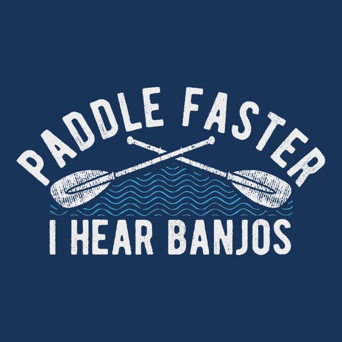 Paddle Faster I Hear Banjos Funny Banjo Joke Kayak Paddling Infant Baby Jersey Bodysuit