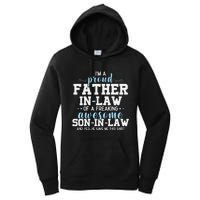 Proud Father In Law Of A Freaking Awesome Son In Law Women's Pullover Hoodie